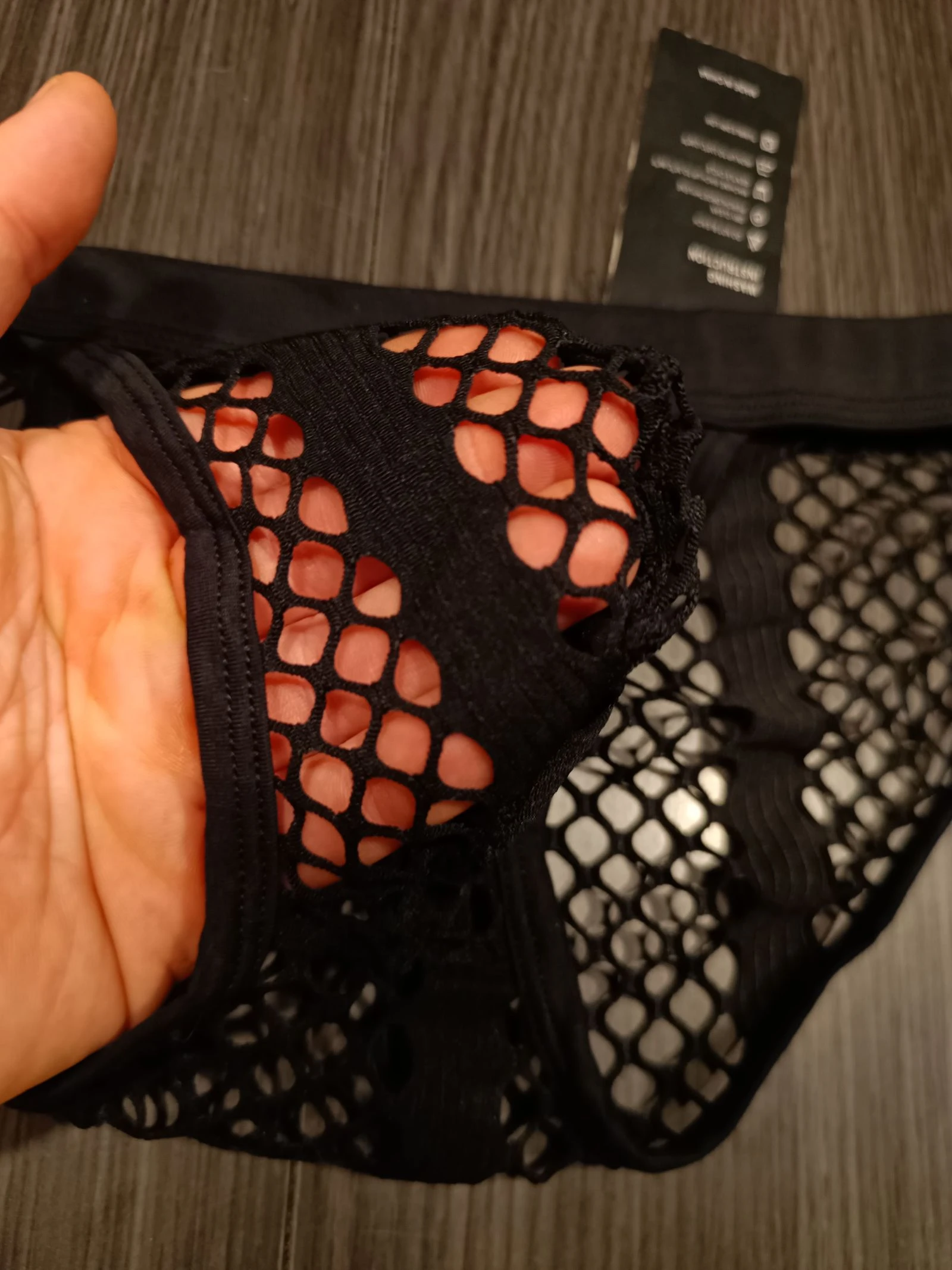 Zwarte gebreide herenslip – photo 4